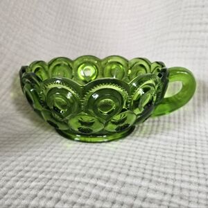 L.E. SMITH Vintage Moon & Stars Glass Bowl